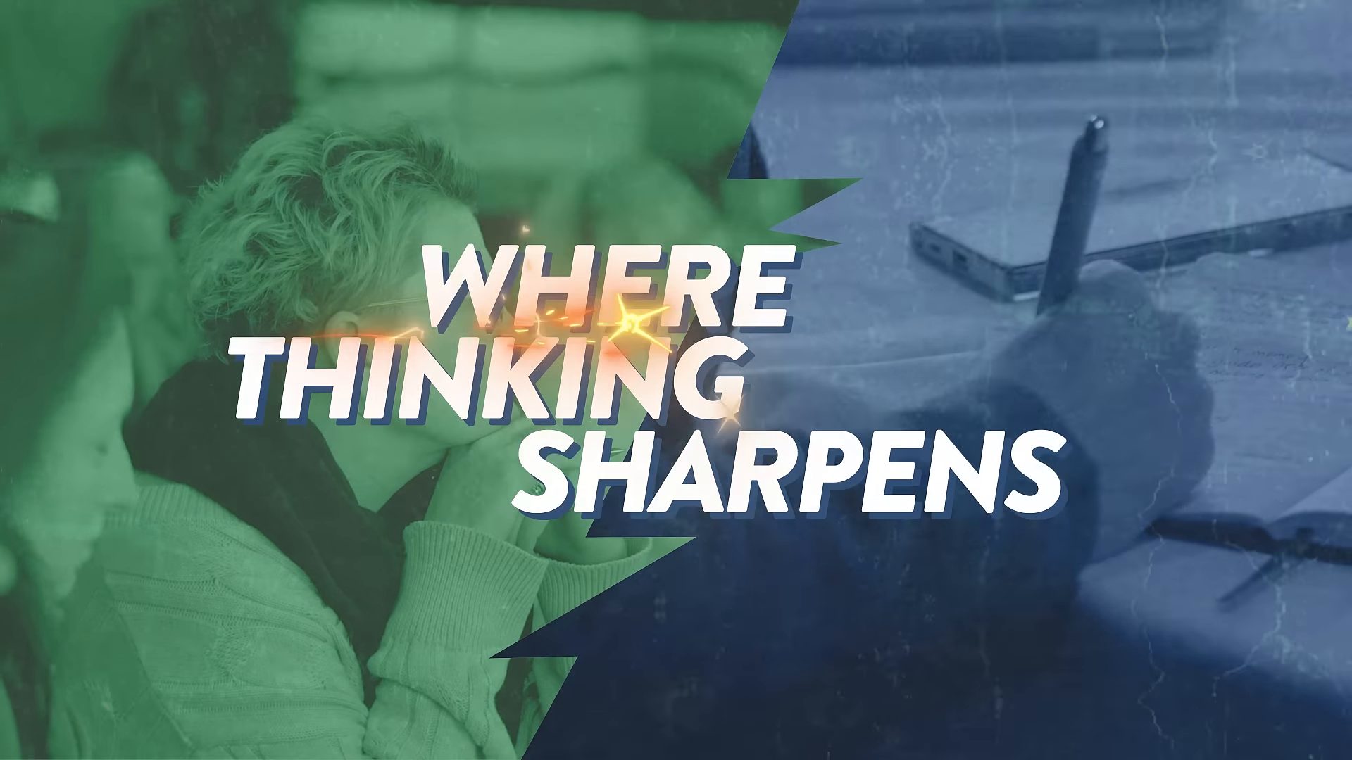 State of Social '26 launch film frame, "Where thinking sharpens", in the Friction motion style